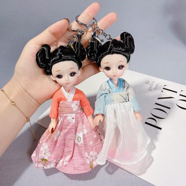 keychains chineset style cute hanfu doll keychain creative little sister girlfriend small gift accessories bag car keyring pendant, Silver
keychains chineset style cute hanfu doll keychain creative little sister girlfriend small gift accessories bag car keyring pendant, Silver