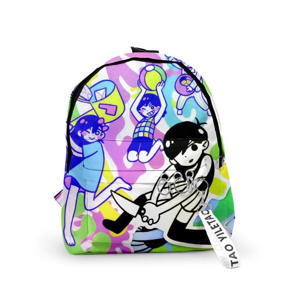 backpack game omori cartoon 3d printing fashion men women oxford hanging buckle style girls child school bag travel
backpack game omori cartoon 3d printing fashion men women oxford hanging buckle style girls child school bag travel