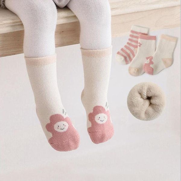 socks 3 pairs cotton baby kids warm winter for girls cute cartoon born toddler boys 0-5 yrs, Pink;yellow
socks 3 pairs cotton baby kids warm winter for girls cute cartoon born toddler boys 0-5 yrs, Pink;yellow