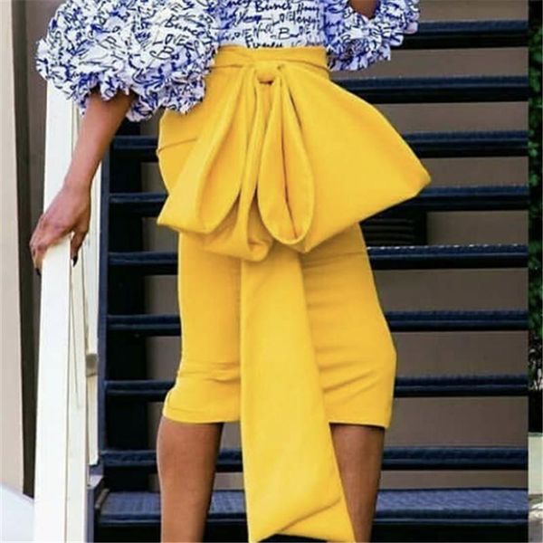 skirts women yellow high waist with big bowtie slim modest classy female package hip jupes falad office elegant summer fashion, Black
skirts women yellow high waist with big bowtie slim modest classy female package hip jupes falad office elegant summer fashion, Black