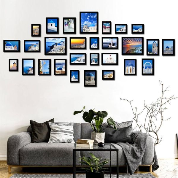 frames 28 pcs nordic style po frame for wall art picture set living room sofa background
frames 28 pcs nordic style po frame for wall art picture set living room sofa background