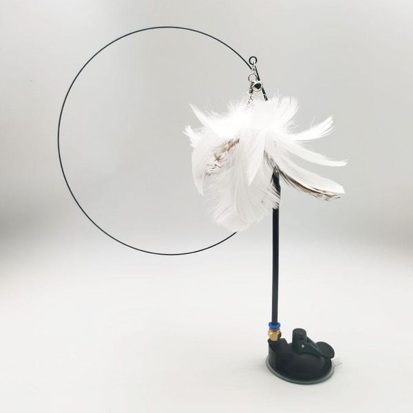 cat toys for self-entertainment long wire feather suction cup teaser stick complimentary replacement head
cat toys for self-entertainment long wire feather suction cup teaser stick complimentary replacement head