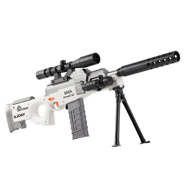 4211awm sniper soft bullet electric continuous interactive battle full set of chicken eating equipment boy children's toy gun
4211awm sniper soft bullet electric continuous interactive battle full set of chicken eating equipment boy children's toy gun