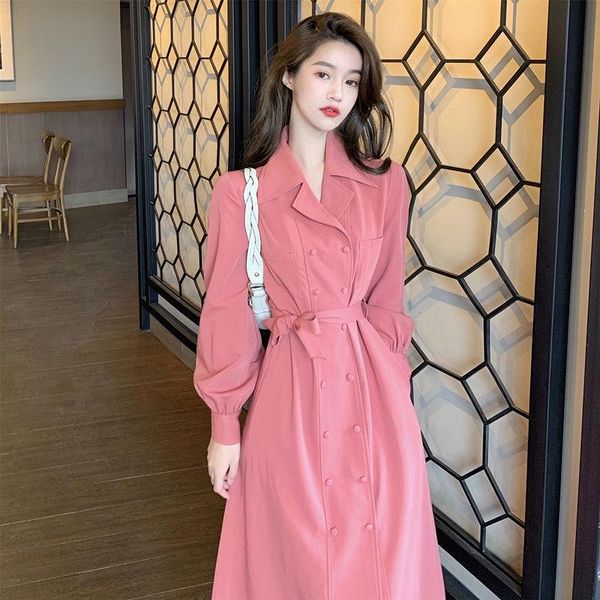 casual dresses autumn 2021 women's mid length dress korean fashion high waisted ladies temperament french retro long sleeved, Black;gray
casual dresses autumn 2021 women's mid length dress korean fashion high waisted ladies temperament french retro long sleeved, Black;gray