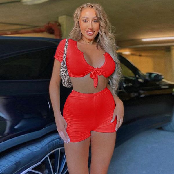women's tracksuits two piece short set streetwear clothing cleavage deep v-neck sleeve crop and workout biker co ord suit, Gray
women's tracksuits two piece short set streetwear clothing cleavage deep v-neck sleeve crop and workout biker co ord suit, Gray
