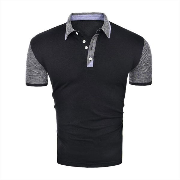 brand clothing shirt short sleeve mens polos business casual slim shirts solid male breathable summer, White;black
brand clothing shirt short sleeve mens polos business casual slim shirts solid male breathable summer, White;black