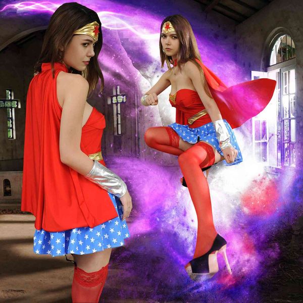 cosplay costumes female superman stage role fun uniform cosplay costume, Black
cosplay costumes female superman stage role fun uniform cosplay costume, Black