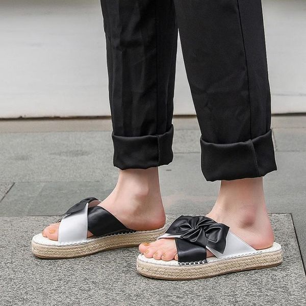 slippers pxelena fisherman women genuine real leather flat beach holiday slides outdoor bowknot comfort weaving lady shoes 34-43, Black
slippers pxelena fisherman women genuine real leather flat beach holiday slides outdoor bowknot comfort weaving lady shoes 34-43, Black