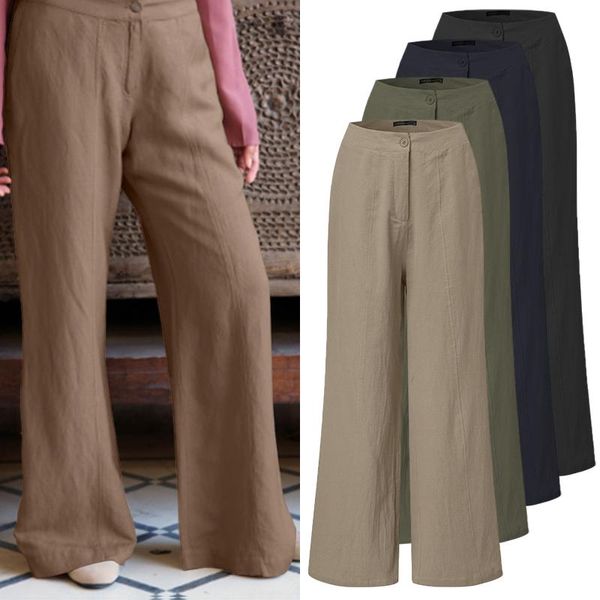 elegant wide leg pants women's autumn trousers palazzo turnip 5xl casual solid button zipper long pantalon plus size & capris, Black;white
elegant wide leg pants women's autumn trousers palazzo turnip 5xl casual solid button zipper long pantalon plus size & capris, Black;white