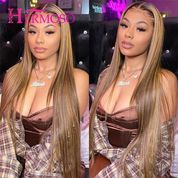 lace wigs highlight blond wig hd transparent frontal straight ombre human hair 28 inch 4x4 closure, Black;brown
lace wigs highlight blond wig hd transparent frontal straight ombre human hair 28 inch 4x4 closure, Black;brown