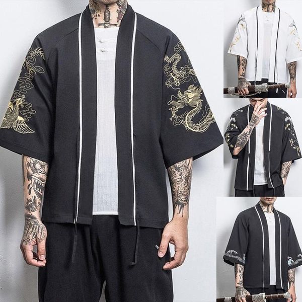 summer japanese traditional clothing dragon print haori kimono cardigan fashion harajuku women men yukata loose streetwear ethnic, Red
summer japanese traditional clothing dragon print haori kimono cardigan fashion harajuku women men yukata loose streetwear ethnic, Red