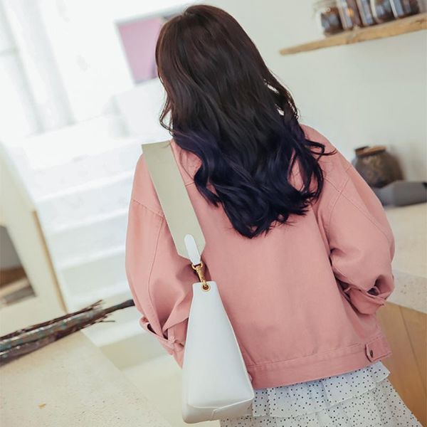 women's jackets outwear daily casual button women coat ladies long sleeve solid turn-down collar loose spring autumn fashion denim jac, Black;brown
women's jackets outwear daily casual button women coat ladies long sleeve solid turn-down collar loose spring autumn fashion denim jac, Black;brown