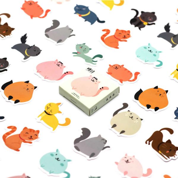 6pieces/lot 40pcs candy color fat cat memo stickers pack posted it kawaii planner scrapbooking stationery escolar school supplies
6pieces/lot 40pcs candy color fat cat memo stickers pack posted it kawaii planner scrapbooking stationery escolar school supplies