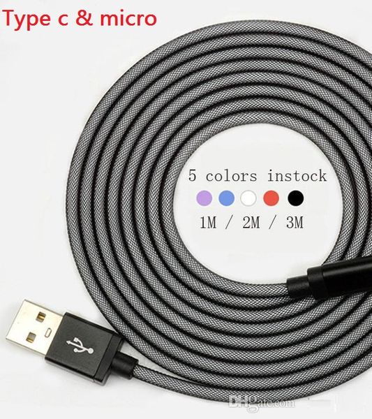 2a good quality fish net type c micro usb cable thicker braided fabric 1m 2m 3m data charger cables for samsung s6 s7 s8 s9 htc lg
2a good quality fish net type c micro usb cable thicker braided fabric 1m 2m 3m data charger cables for samsung s6 s7 s8 s9 htc lg