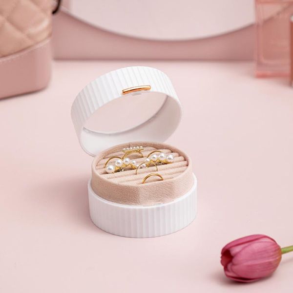jewelry pouches, bags mini organizer portable box travel case ring display blue white pink round storage holder gift for girlfriend wholesal, Pink;blue
jewelry pouches, bags mini organizer portable box travel case ring display blue white pink round storage holder gift for girlfriend wholesal, Pink;blue