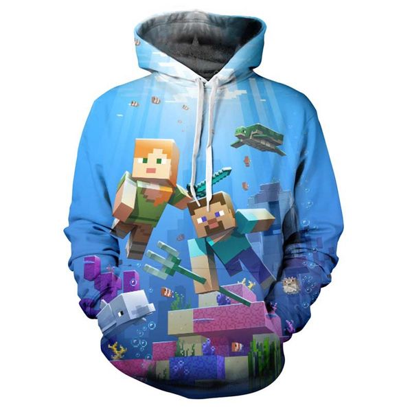 new personality casual boy girl anime cartoon pattern men's hooded sweater long-sleeved sweater loose, comfortable and soft minecraft, White;black
new personality casual boy girl anime cartoon pattern men's hooded sweater long-sleeved sweater loose, comfortable and soft minecraft, White;black