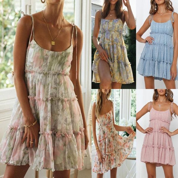 casual dresses slip dress women's comfortable halter small floral mesh resort fashion print sleeveless square collar beach, Black;gray
casual dresses slip dress women's comfortable halter small floral mesh resort fashion print sleeveless square collar beach, Black;gray