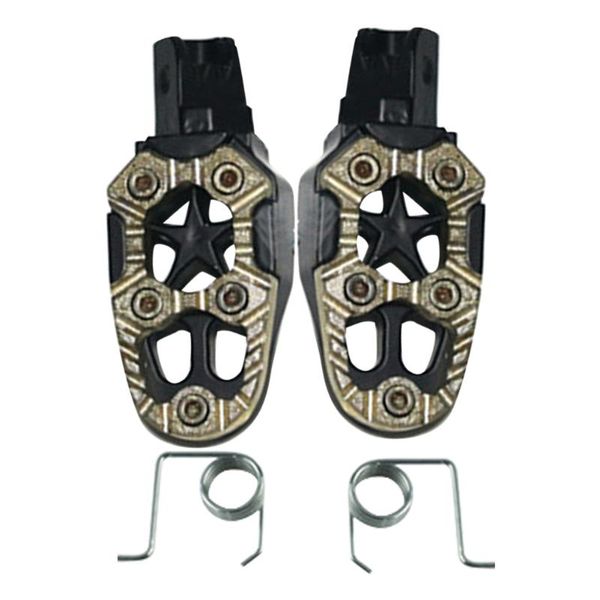 pedals 1pair universal diy aluminum alloy anti slip motorcycle foot pegs treadle footrest pedal replacement dirt bike sturdy repair
pedals 1pair universal diy aluminum alloy anti slip motorcycle foot pegs treadle footrest pedal replacement dirt bike sturdy repair