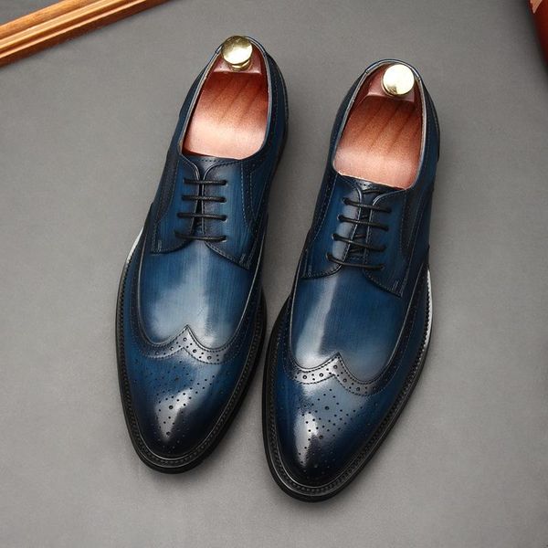 dress shoes large size eur46 black / wine red brown blue mens genuine leather oxfords formal wedding
dress shoes large size eur46 black / wine red brown blue mens genuine leather oxfords formal wedding