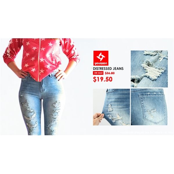 women's jeans 2074 youaxon women`s brand fashion mid high waist stretch vintage wash ripped skinny denim pants for women vxhm, Blue
women's jeans 2074 youaxon women`s brand fashion mid high waist stretch vintage wash ripped skinny denim pants for women vxhm, Blue
