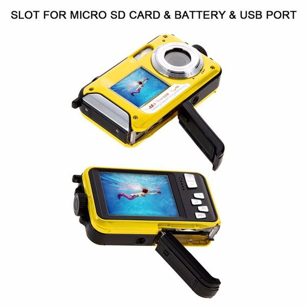 Underwater Waterproof Digital Camera Dual Screen Video Camcorder Point And Shoots GV99 Cameras
Underwater Waterproof Digital Camera Dual Screen Video Camcorder Point And Shoots GV99 Cameras