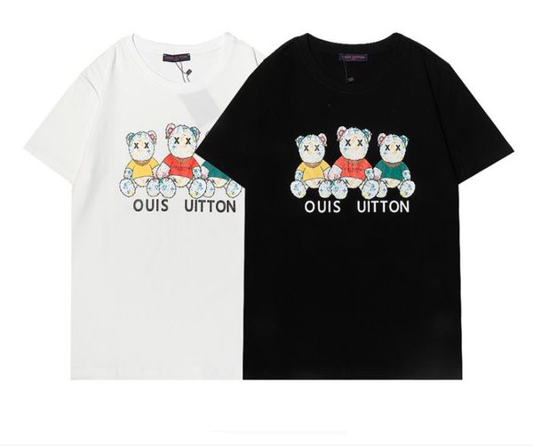 2021 mens and womens fashion three little bears print shortsleeved tshirt cotton round neck pullover bottoming shirt printing, White;black
2021 mens and womens fashion three little bears print shortsleeved tshirt cotton round neck pullover bottoming shirt printing, White;black