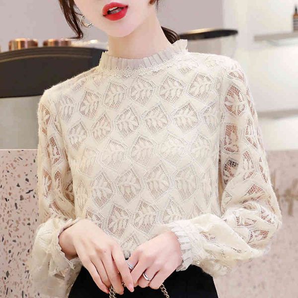 womens and blouses long sleeve hollow lace blouse women shirts fashion woman blouses elegant blouse women blusas c362 210426, White
womens and blouses long sleeve hollow lace blouse women shirts fashion woman blouses elegant blouse women blusas c362 210426, White