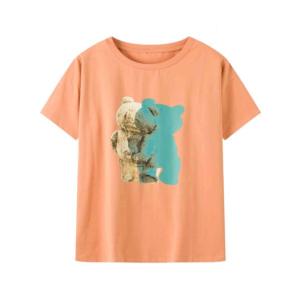 women's t-shirt girls t-shirt cartoon print funny casual o-neck short sleeve loose streetwear female simple style comfortable, White
women's t-shirt girls t-shirt cartoon print funny casual o-neck short sleeve loose streetwear female simple style comfortable, White