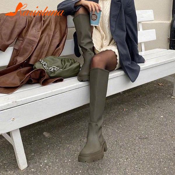 boots brand design female solid slip on knee high fashion platform chunky heels motorcycle women casual party shoes, Black
boots brand design female solid slip on knee high fashion platform chunky heels motorcycle women casual party shoes, Black