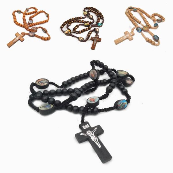 pendant necklaces fashion retro hand knotted party men women handmade jewelry catholic rosary arcylic faceted beads necklace 3colors, Silver
pendant necklaces fashion retro hand knotted party men women handmade jewelry catholic rosary arcylic faceted beads necklace 3colors, Silver