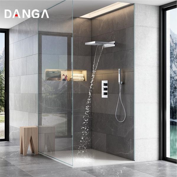 shower set system bathroom faucet household hand head intelligent in-wall concealed rain sets
shower set system bathroom faucet household hand head intelligent in-wall concealed rain sets