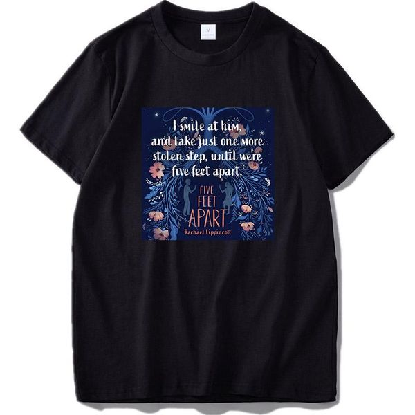 men's t-shirts five feet apart t shirt romantic love movie tees eu size 100% cotton short sleeve crewneck soft, White;black
men's t-shirts five feet apart t shirt romantic love movie tees eu size 100% cotton short sleeve crewneck soft, White;black