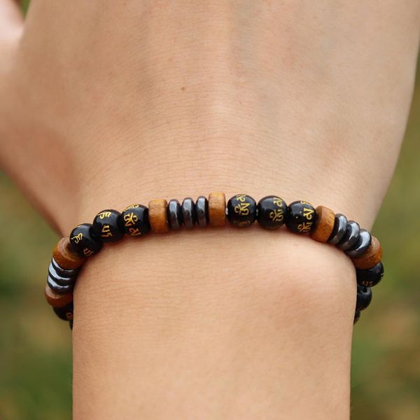 beaded, strands men vintage beaded wood bracelet natural stone tiger eye lava rock braclet yoga prayer buddha braslet accessories homme bijo, Black
beaded, strands men vintage beaded wood bracelet natural stone tiger eye lava rock braclet yoga prayer buddha braslet accessories homme bijo, Black