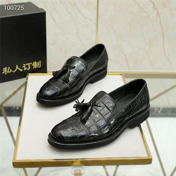 dress shoes authentic exotic crocodile skin businessmen black genuine real true alligator leather male slip-on tassel loafers
dress shoes authentic exotic crocodile skin businessmen black genuine real true alligator leather male slip-on tassel loafers