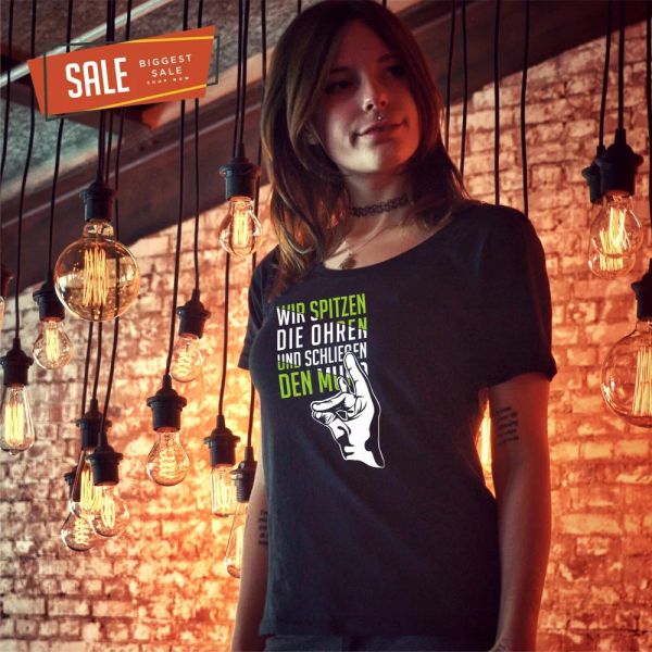 sale silence fox slogan ladies t-shirt ear tip mouth close funny, White;black
sale silence fox slogan ladies t-shirt ear tip mouth close funny, White;black