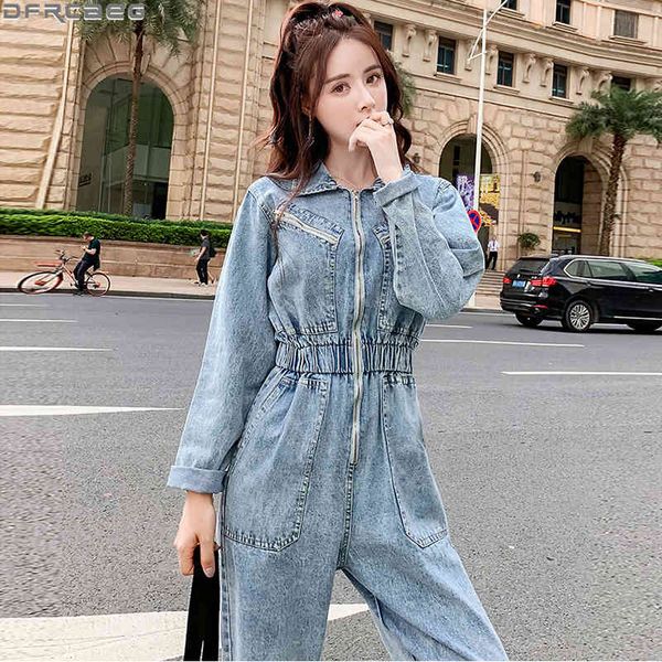 women's jumpsuits & rompers fashion zipper jeans women jumpsuit long elastic high waist ladies streetwear pocket sleeve denim over, Black;white
women's jumpsuits & rompers fashion zipper jeans women jumpsuit long elastic high waist ladies streetwear pocket sleeve denim over, Black;white