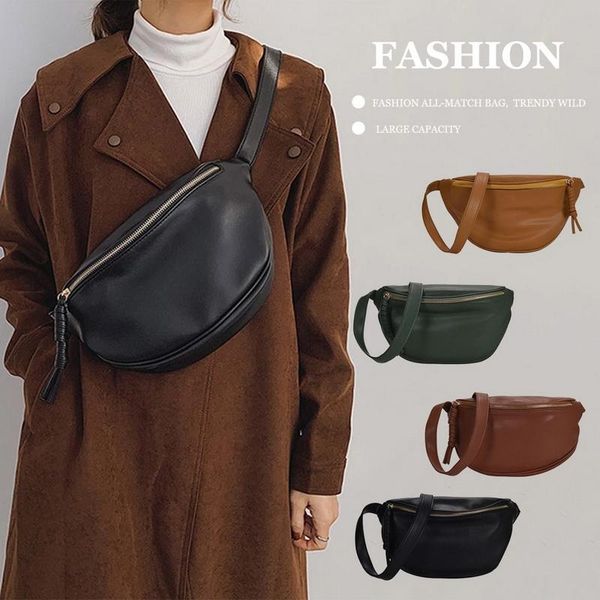 fashion women chest crossbody bag wide strap soft artificial leather shoulder messenger pack for travel waist bags
fashion women chest crossbody bag wide strap soft artificial leather shoulder messenger pack for travel waist bags