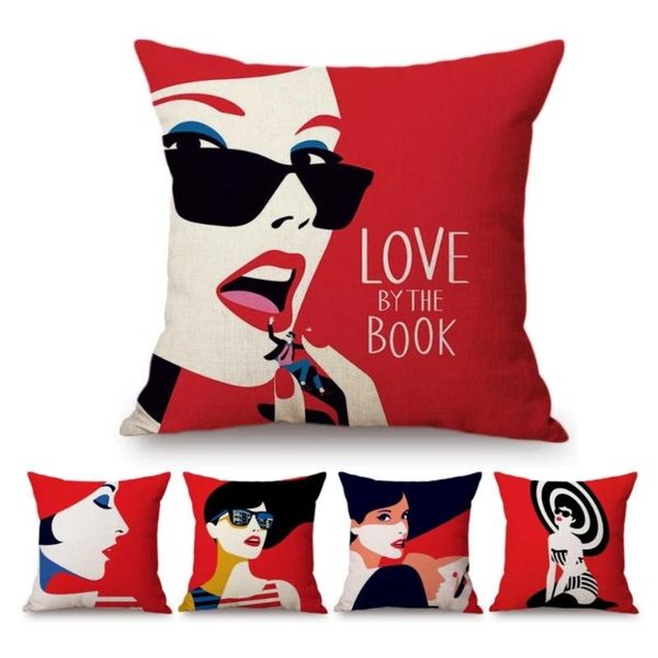 cushion/decorative pillow red abstract fashion girl lady modern impressionism art home decoration sofa throw case cotton linen cushion cover
cushion/decorative pillow red abstract fashion girl lady modern impressionism art home decoration sofa throw case cotton linen cushion cover