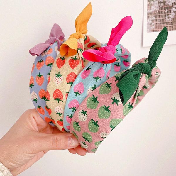 korean style early spring fruit print color matching knot bow children's hair band headband gift for kids accessories, Slivery;white
korean style early spring fruit print color matching knot bow children's hair band headband gift for kids accessories, Slivery;white