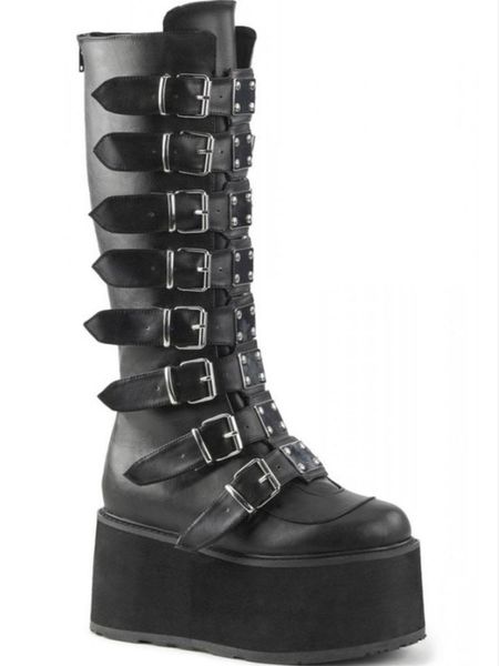 boots 2021 brand design big black gothic style cool punk motorcycles female platform wedges high heels calf women shoes
boots 2021 brand design big black gothic style cool punk motorcycles female platform wedges high heels calf women shoes