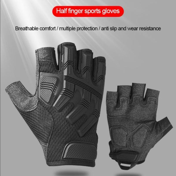 cycling gloves men riding bike half finger motos racing antiskid screen touch outdoor sports tactical protect gear, Black
cycling gloves men riding bike half finger motos racing antiskid screen touch outdoor sports tactical protect gear, Black