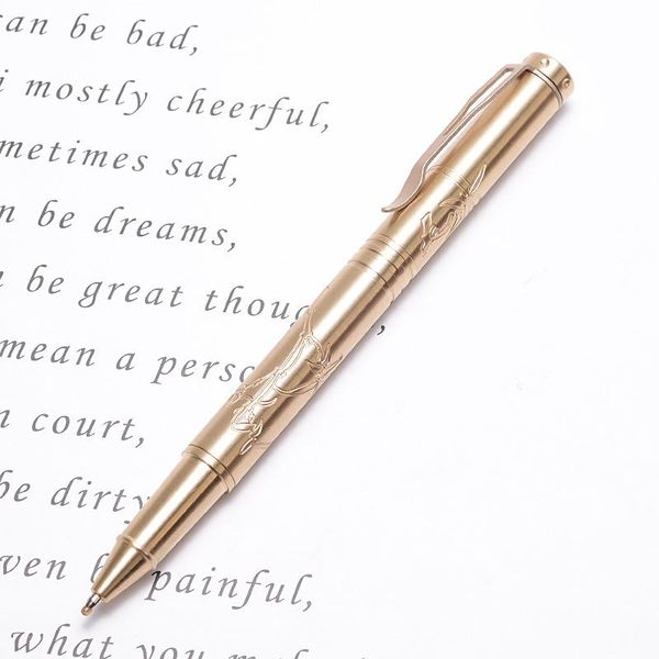 gel pens est handmade brass signature pen metal craved roller with clip stationery school and office supplies
gel pens est handmade brass signature pen metal craved roller with clip stationery school and office supplies