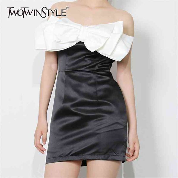 bowknot patchwork summer dress for women slash neck sleeveless high waist slim dresses female fashion 210520, Black;gray
bowknot patchwork summer dress for women slash neck sleeveless high waist slim dresses female fashion 210520, Black;gray