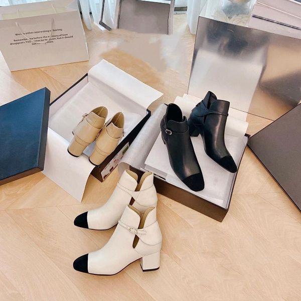 boots high heels ankle autumn women shoes genuine leather patchwork belt buckle designer mixed colors botas de mujer, Black
boots high heels ankle autumn women shoes genuine leather patchwork belt buckle designer mixed colors botas de mujer, Black