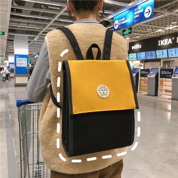 backpack men's and women's fashion women hit colour shoulder school bag for teenage multi-layer backpacks travel knapsack
backpack men's and women's fashion women hit colour shoulder school bag for teenage multi-layer backpacks travel knapsack