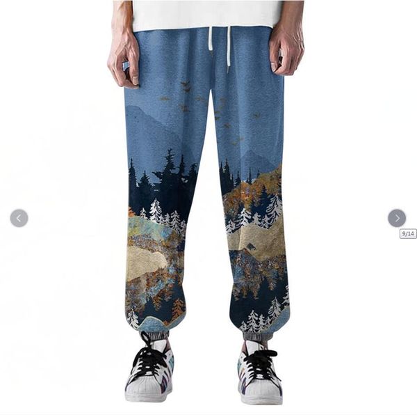 fashion boutique pants autumn and winter men's digital printed rubber band drawstring plug generation sweater casual leggings, Black
fashion boutique pants autumn and winter men's digital printed rubber band drawstring plug generation sweater casual leggings, Black