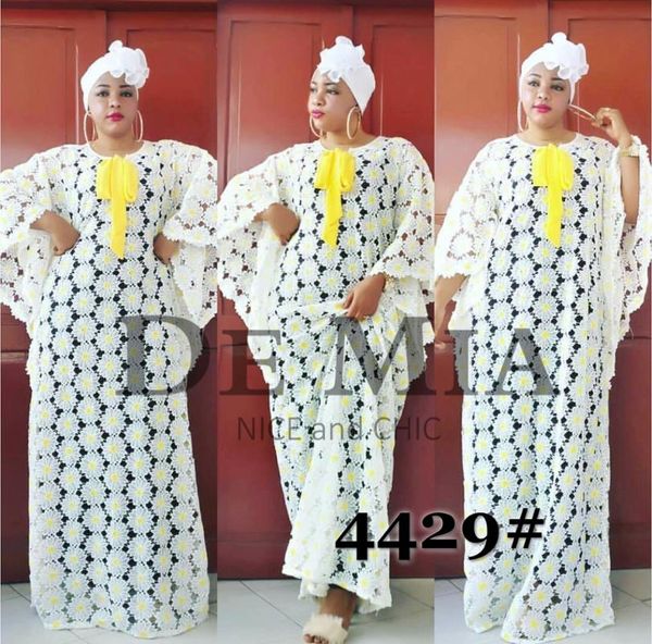 bust size 123 cm african women's dashiki fashion water-soluble double color cord lace loose long dress ethnic clothing, Red
bust size 123 cm african women's dashiki fashion water-soluble double color cord lace loose long dress ethnic clothing, Red