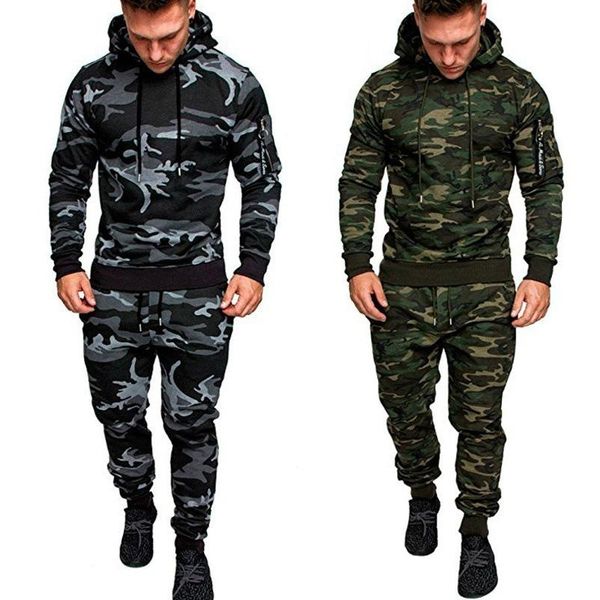 jogging clothing autumn winter men's hoodies set sweatshirt+sweatpants 2 pieces suit men casual sportswear camouflage sweatshirts male, Black;red
jogging clothing autumn winter men's hoodies set sweatshirt+sweatpants 2 pieces suit men casual sportswear camouflage sweatshirts male, Black;red