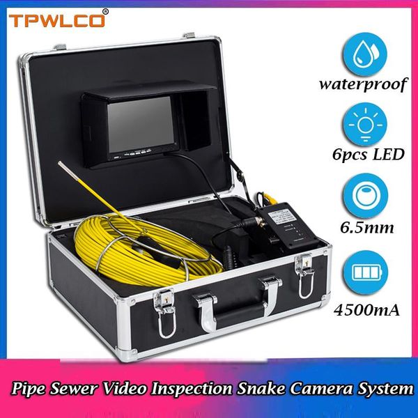6.5mm head with 6pcs adjustable led lights for 20m 7" monitor pipe sewer video inspection snake system ip cameras
6.5mm head with 6pcs adjustable led lights for 20m 7" monitor pipe sewer video inspection snake system ip cameras