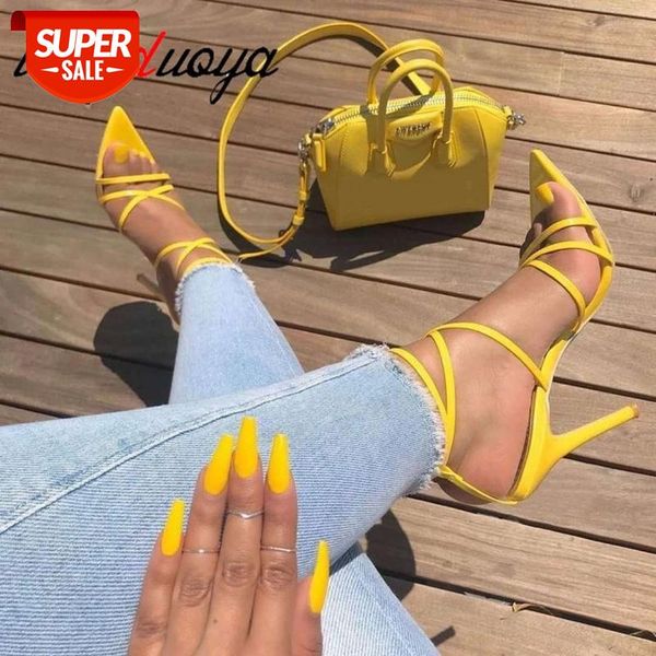 yellow sandals ladies summer new pointed fish mouth cross stilettos sharp point toe 11.5cm stiletto heel #0g5j, Black
yellow sandals ladies summer new pointed fish mouth cross stilettos sharp point toe 11.5cm stiletto heel #0g5j, Black